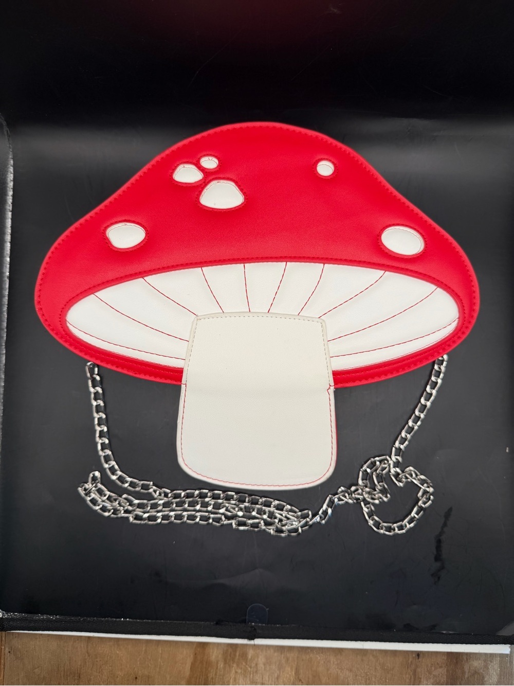 Red Mushroom Festival Crossbody Purse Fairycore Cottagecore Bag